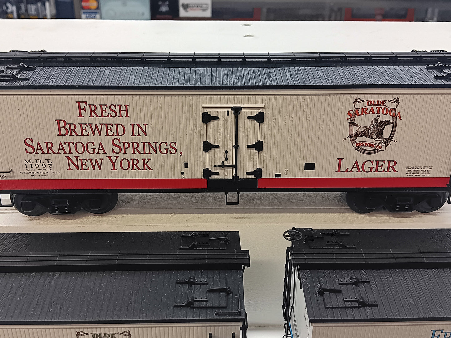 In Stock Exclusive 3-Pack ( Atlas O ) 40 Foot Saratoga Springs New York Summer Ale, Lager, and I.P.A. Beer Reefers