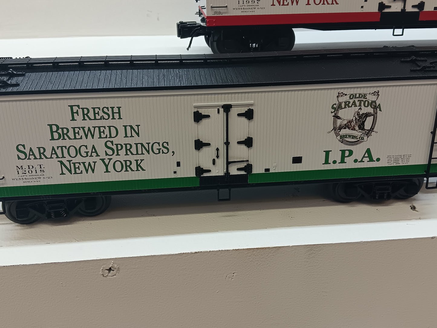 In Stock Exclusive 3-Pack ( Atlas O ) 40 Foot Saratoga Springs New York Summer Ale, Lager, and I.P.A. Beer Reefers
