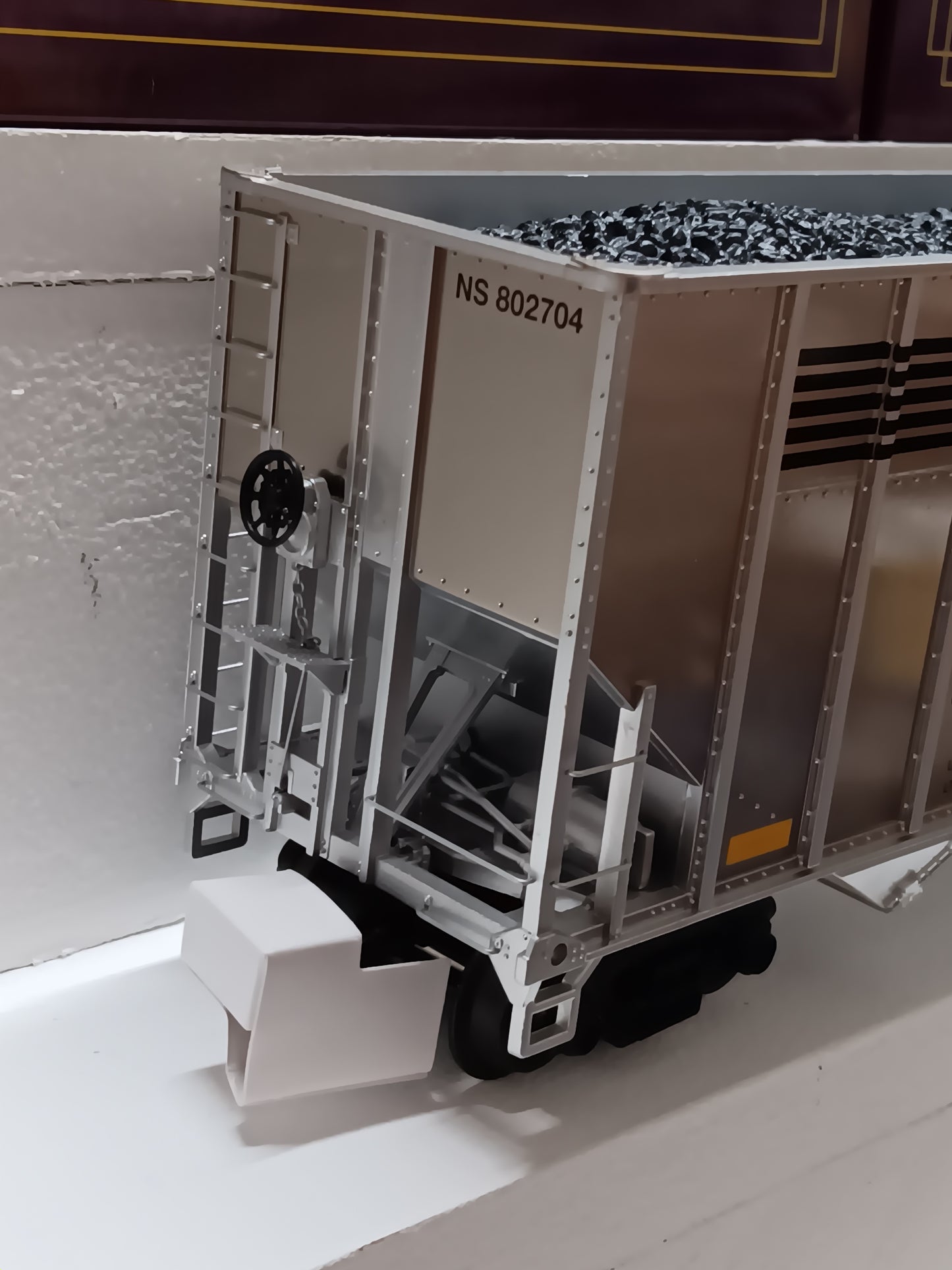 In Stock MTH Premier # 20-92390 ( 4-Car)  Coke Hopper Car Set - Norfolk Southern (Plated)