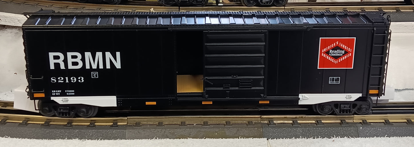 In Stock ( E-Z Catch Exclusive ) MTH 6-CAR PREMIER RBM&N 50' PS-1 Box Car Set