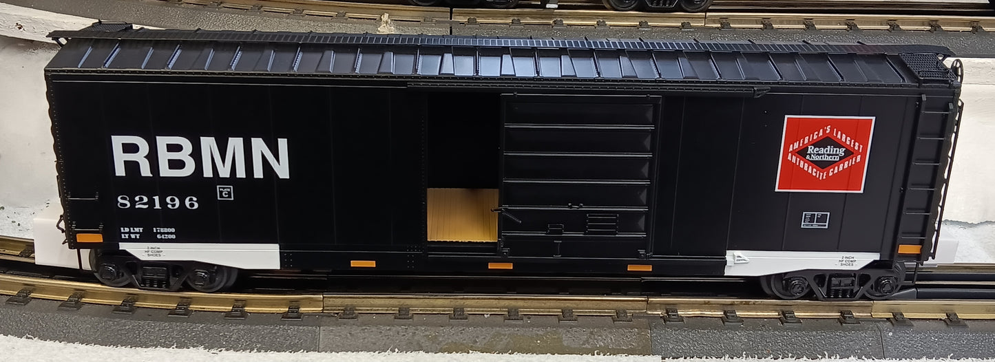 In Stock ( E-Z Catch Exclusive ) MTH 6-CAR PREMIER RBM&N 50' PS-1 Box Car Set