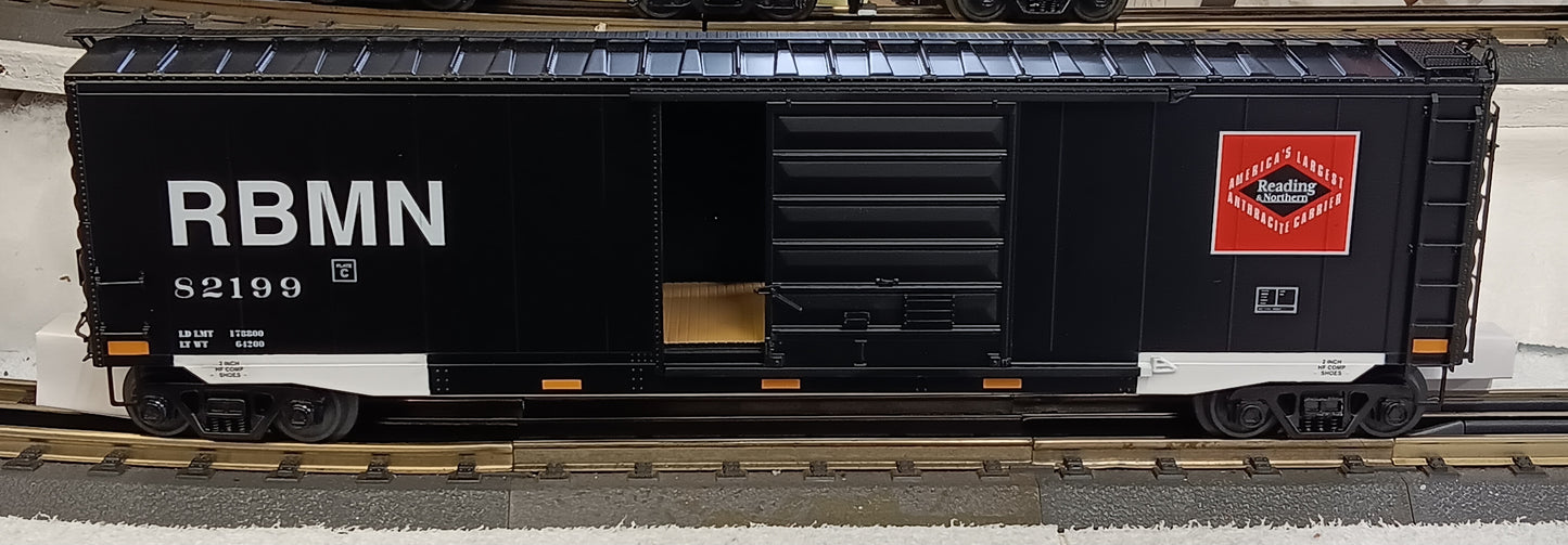 In Stock ( E-Z Catch Exclusive ) MTH 6-CAR PREMIER RBM&N 50' PS-1 Box Car Set