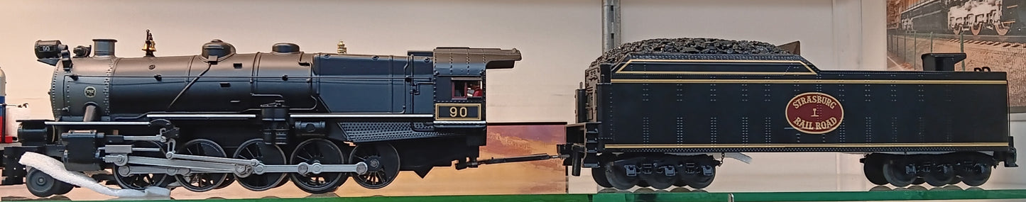In Stock ( MTH Railking # 30-1878-1 ) Strasburg  Cab # 90 2-10-0 Imperial Decapod Steam Engine (Long Haul Tender) w/Proto-Sound 3.0