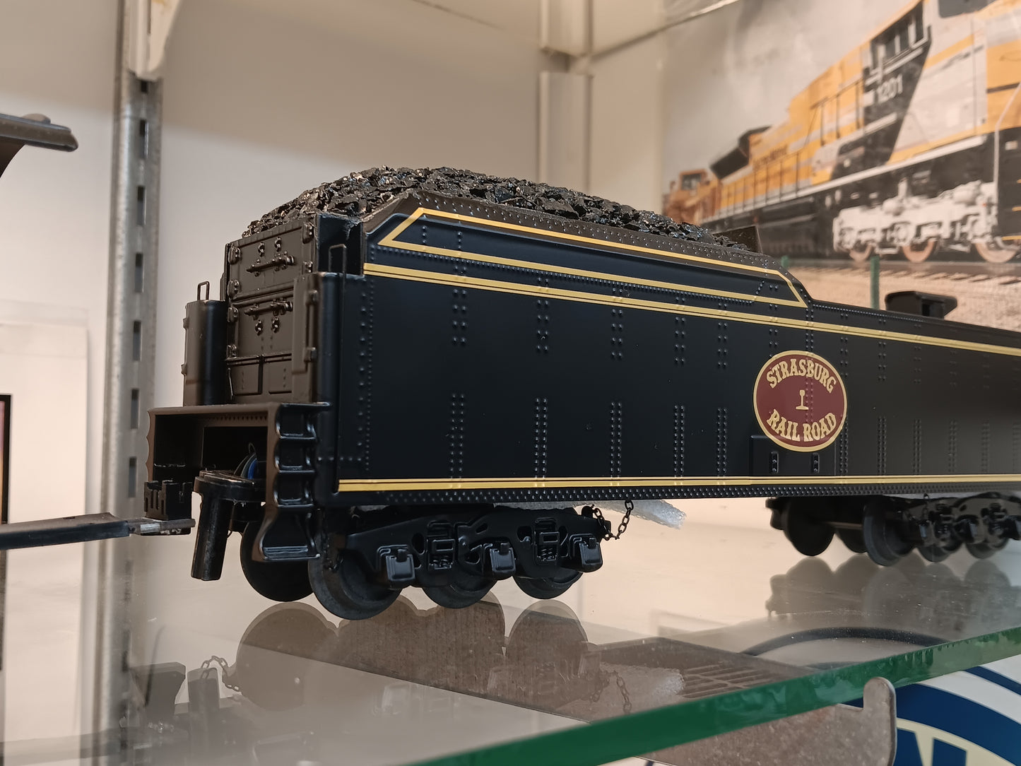 In Stock ( MTH Railking # 30-1878-1 ) Strasburg  Cab # 90 2-10-0 Imperial Decapod Steam Engine (Long Haul Tender) w/Proto-Sound 3.0