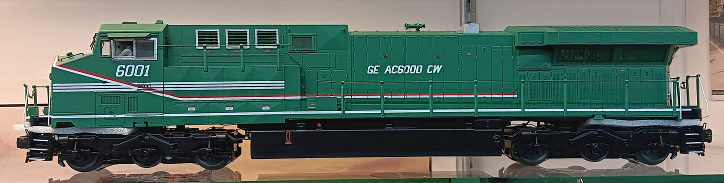 In Stock MTH Premier # 20-21881-1 O Scale AC6000 Diesel Engine w/Proto-Sound 3.0 - G.E. Demonstrator  Cab No. 6001