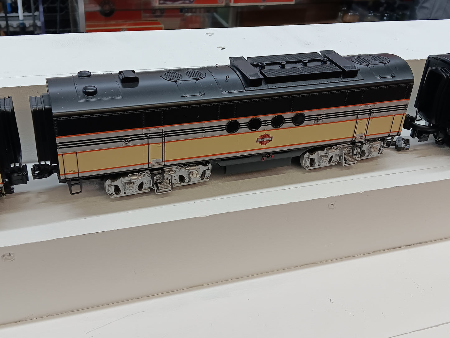 ( Sold Out ) MTH Premier # 20-2563-1 ( Rare ) Harley-Davidson O Scale Premier FT ABA Diesel Set - With Proto-Sound 2.0