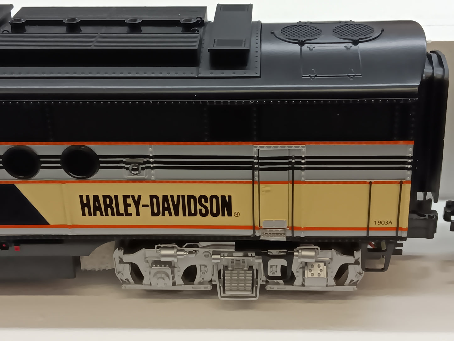 ( Sold Out ) MTH Premier # 20-2563-1 ( Rare ) Harley-Davidson O Scale Premier FT ABA Diesel Set - With Proto-Sound 2.0
