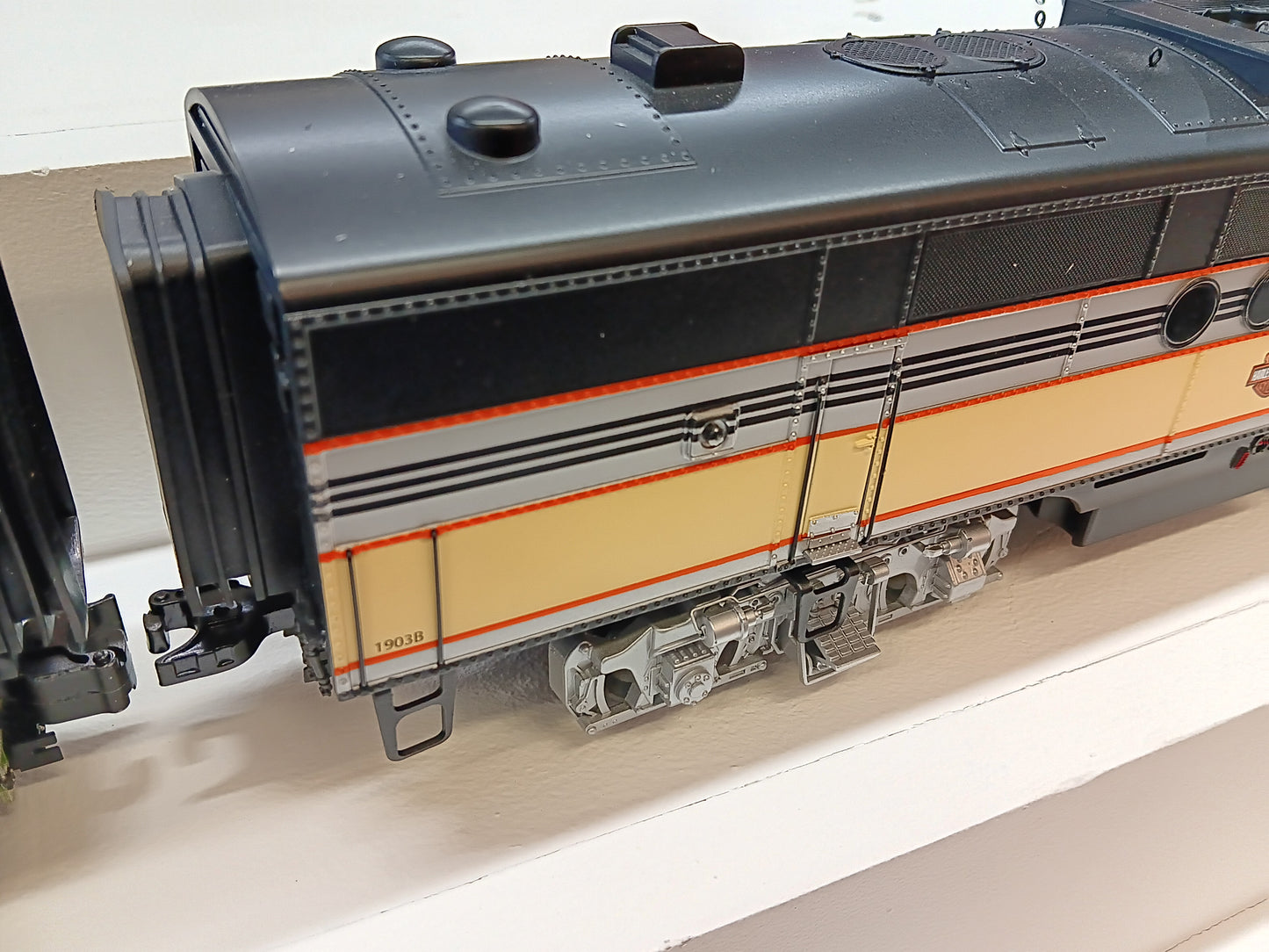 ( Sold Out ) MTH Premier # 20-2563-1 ( Rare ) Harley-Davidson O Scale Premier FT ABA Diesel Set - With Proto-Sound 2.0