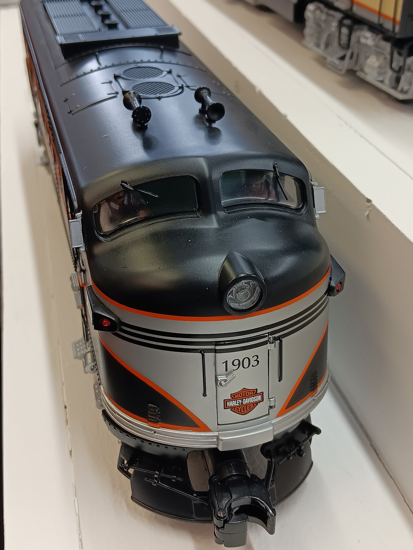 ( Sold Out ) MTH Premier # 20-2563-1 ( Rare ) Harley-Davidson O Scale Premier FT ABA Diesel Set - With Proto-Sound 2.0