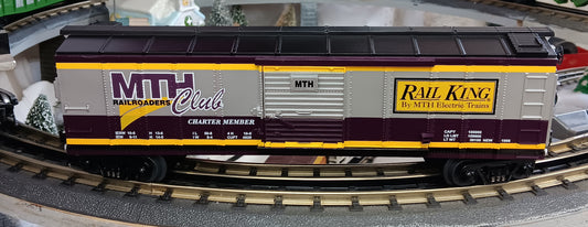 MTH RailKing # 30-7423 O Gauge MTH RailRoaders Club 1998 Box Car
