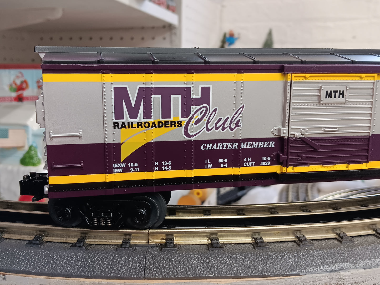 MTH RailKing # 30-7423 O Gauge MTH RailRoaders Club 1998 Box Car
