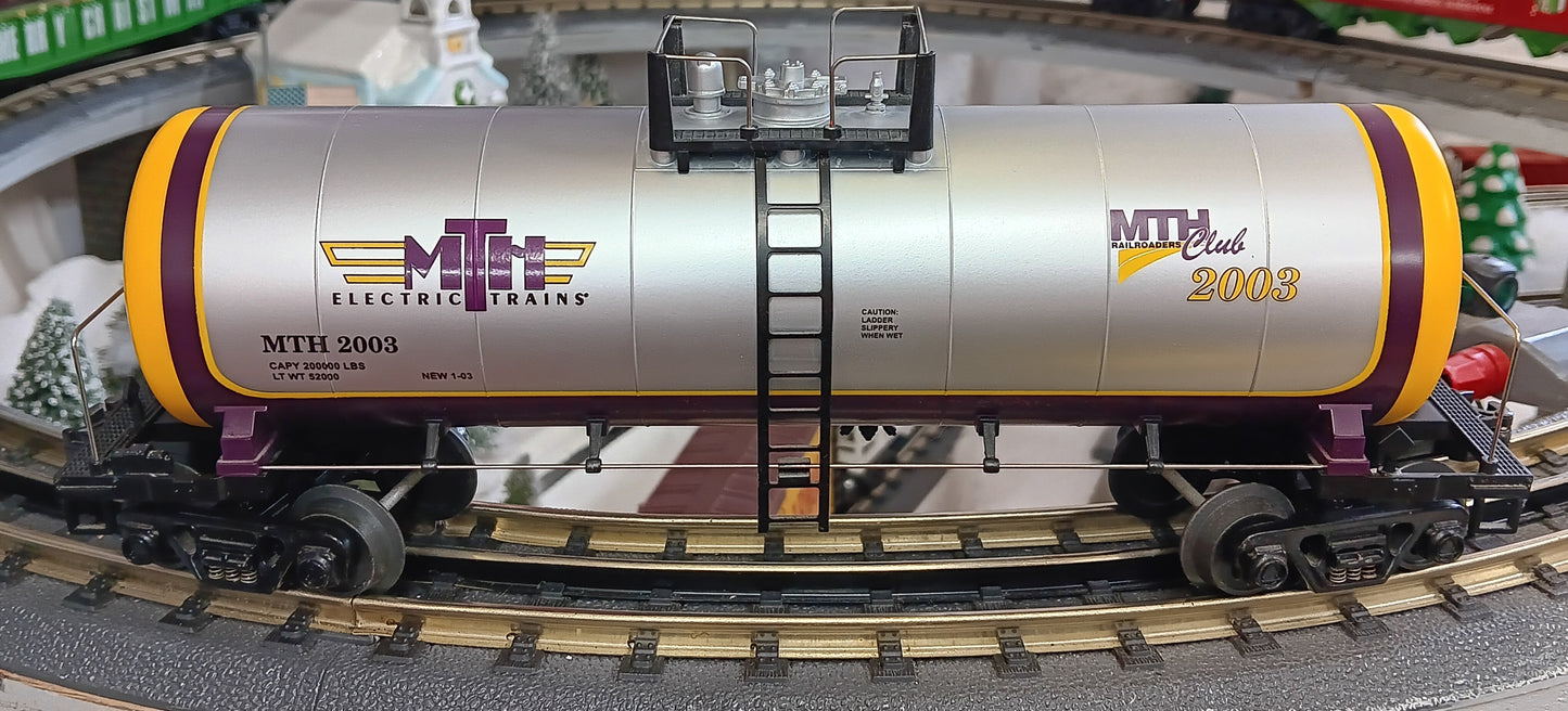 MTH RailKing # 30-7380 O Gauge MTHRRC 2003 Modern Tank Car