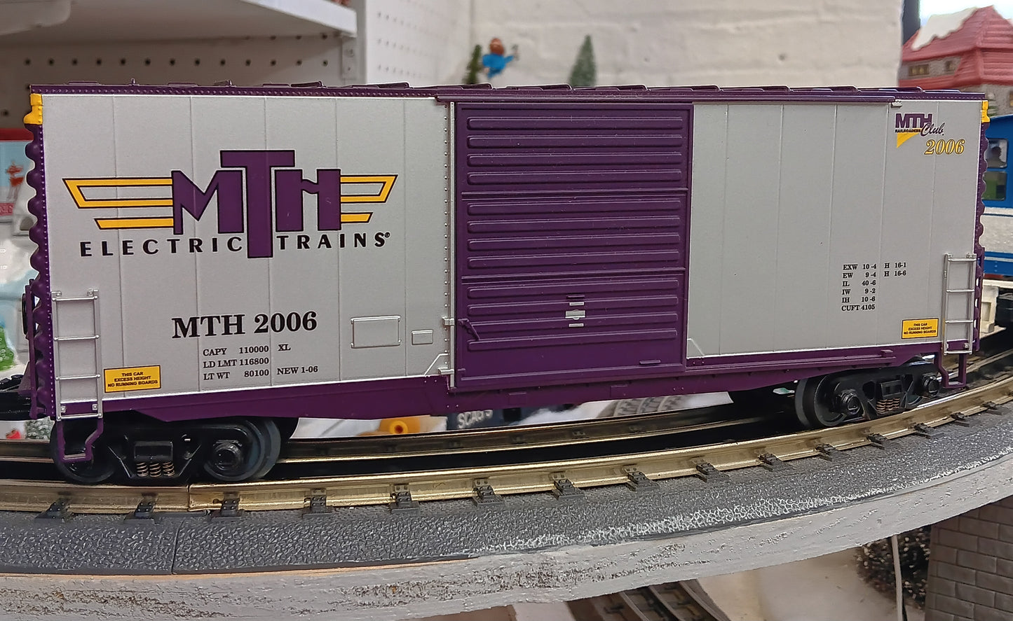 MTH RailKing # 30-74347 O Gauge MTHRRC 2006 40' High Cube Box Car