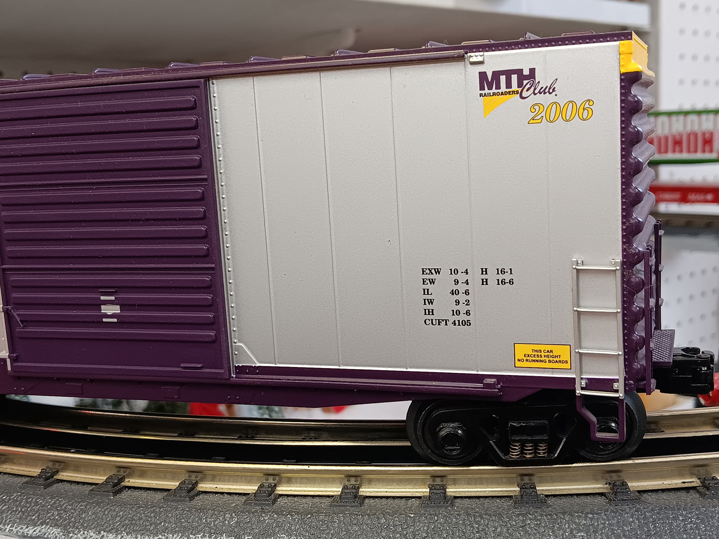 MTH RailKing # 30-74347 O Gauge MTHRRC 2006 40' High Cube Box Car