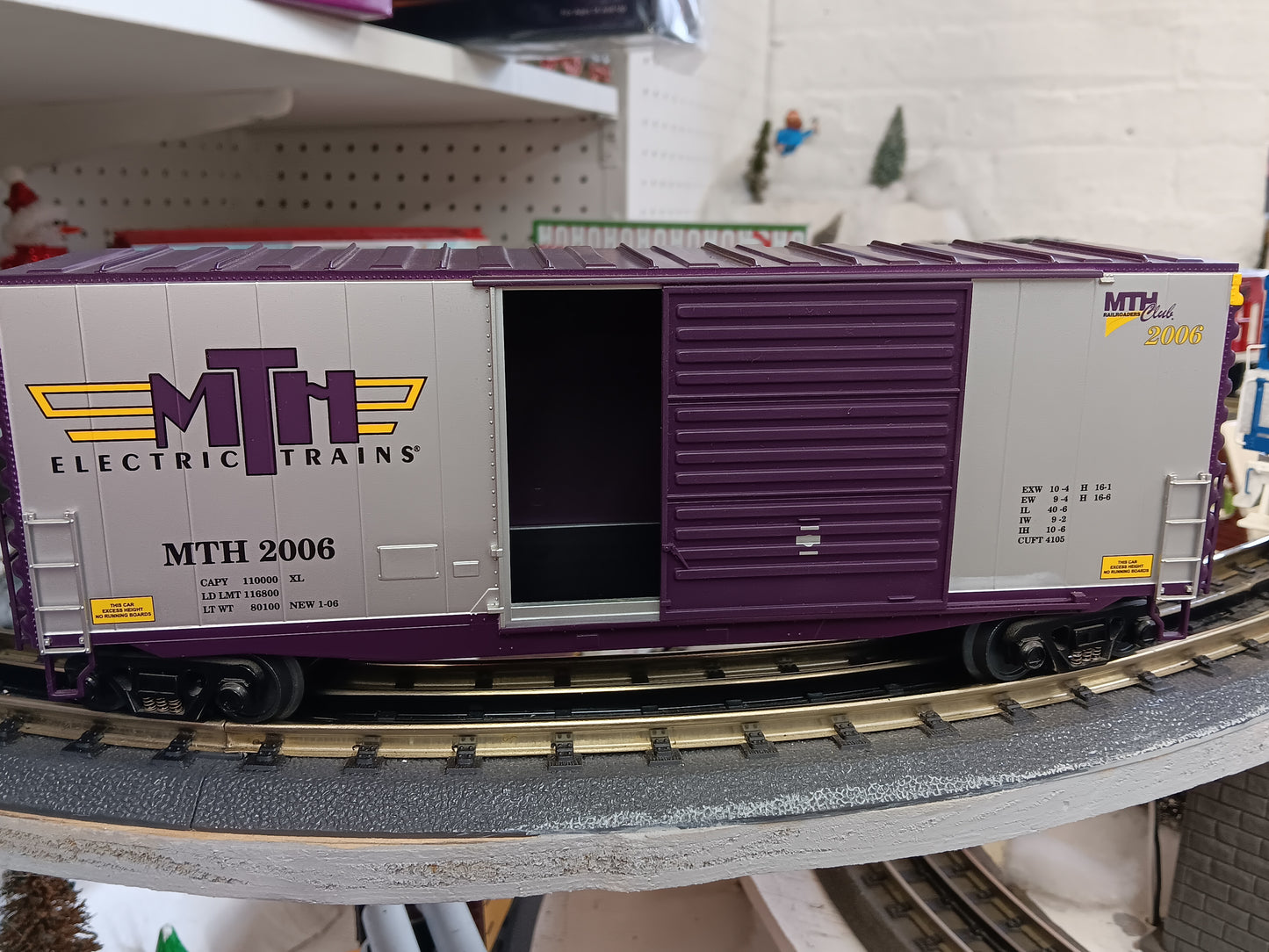 MTH RailKing # 30-74347 O Gauge MTHRRC 2006 40' High Cube Box Car
