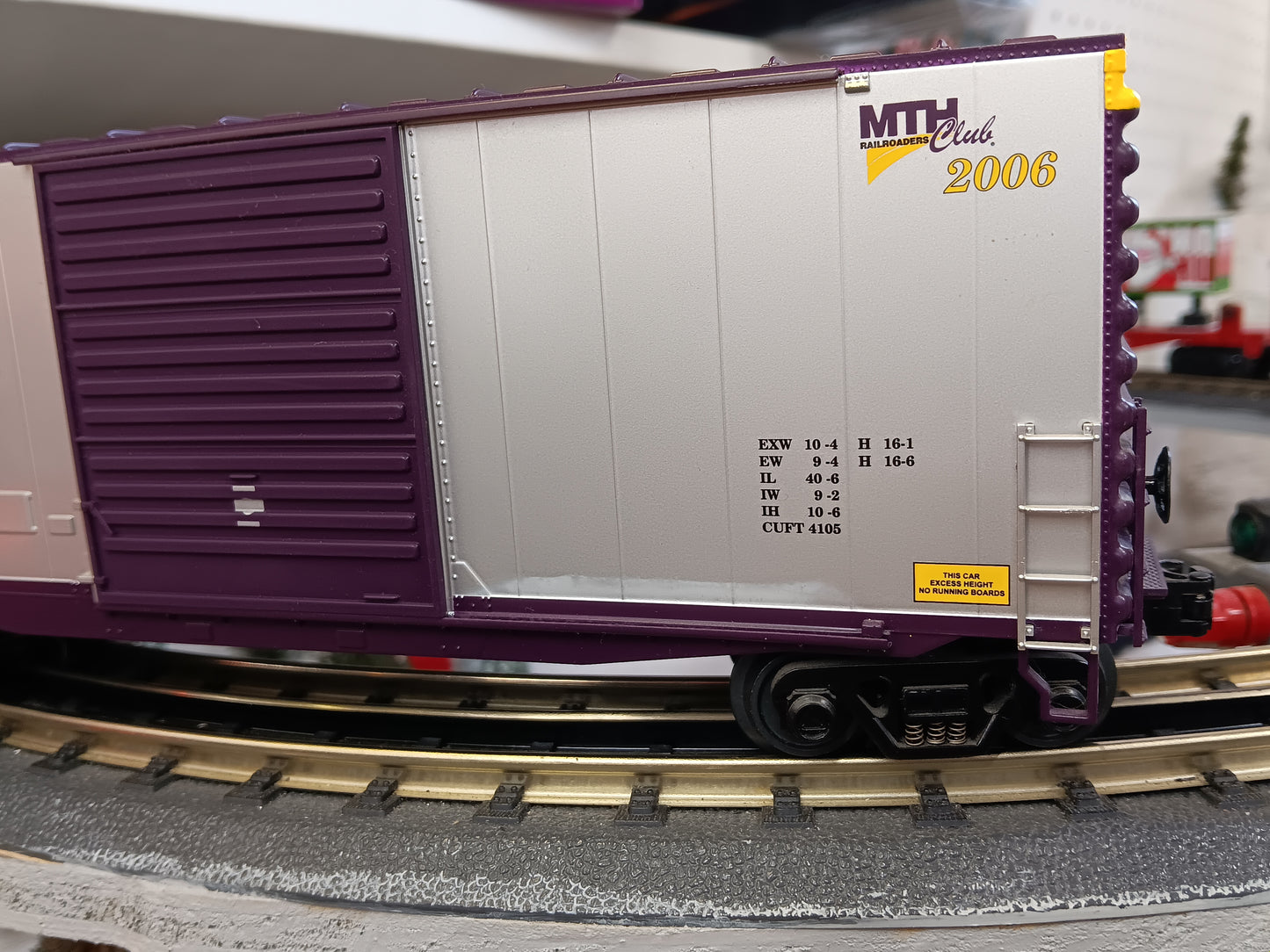 MTH RailKing # 30-74347 O Gauge MTHRRC 2006 40' High Cube Box Car
