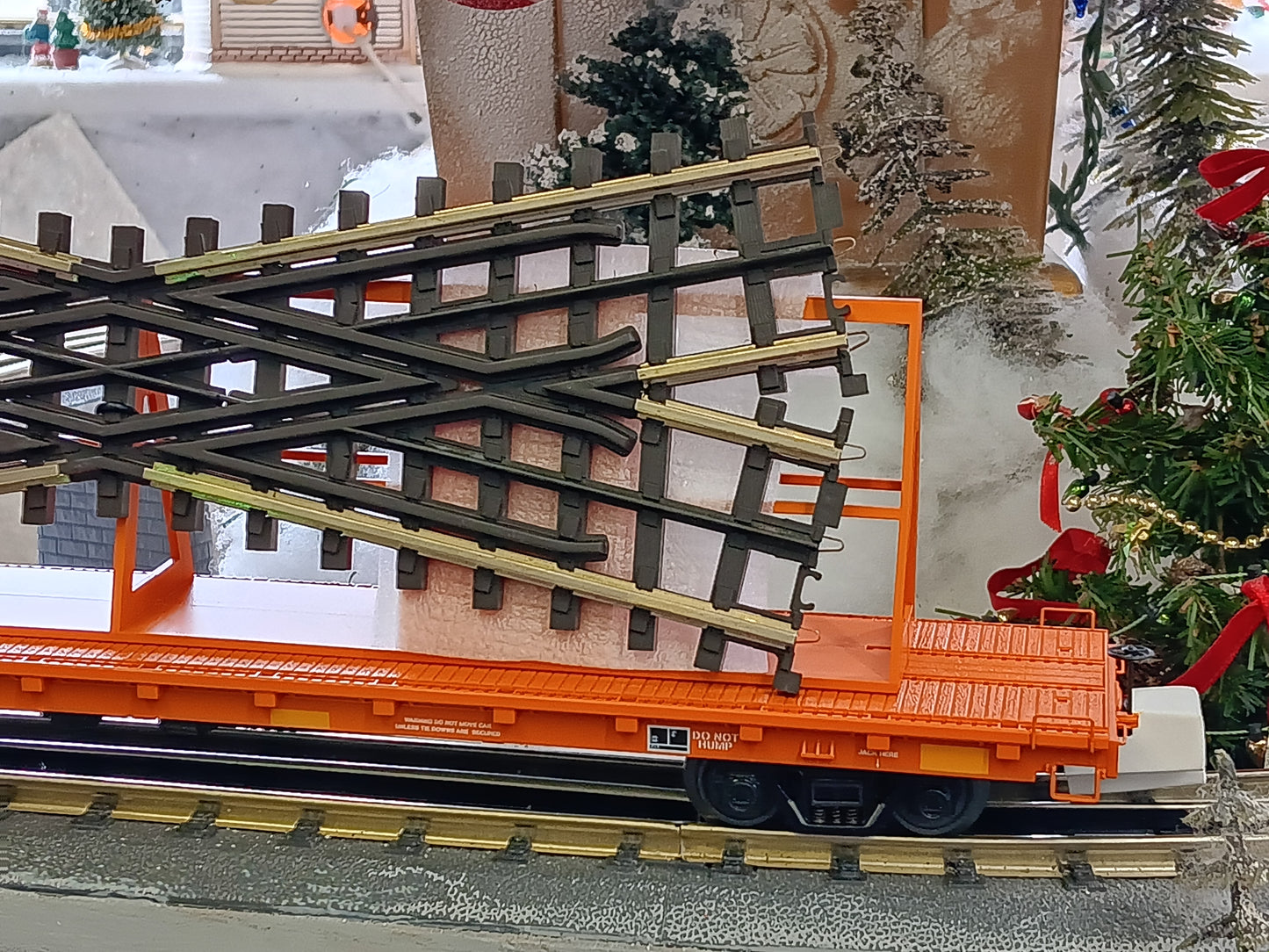 MTH Premier # 20-92105 Norfolk Southern O Scale 60' Flat Car w/Track Crossover Load (Select from Rd # 901640, 901642, 901644, 901648, 901655 or 901656)