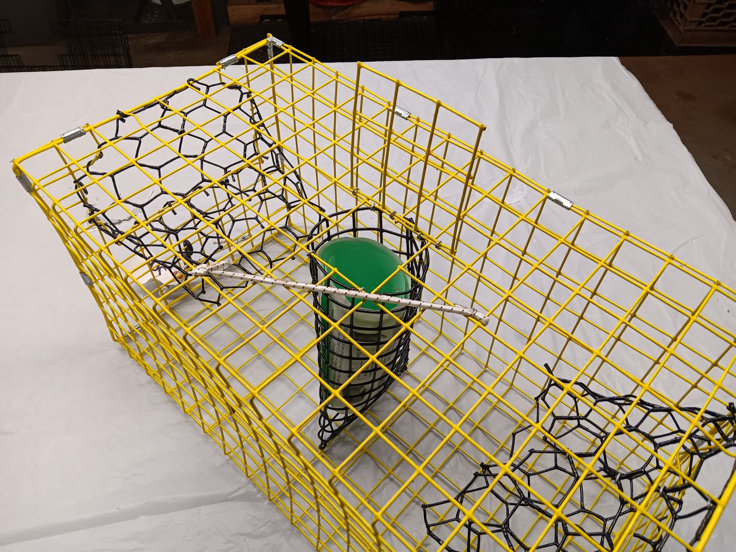 E-Z Catch # P-300-Y Quarter Size Maryland Style Crab Pot ( 24 x 12 x 12 )