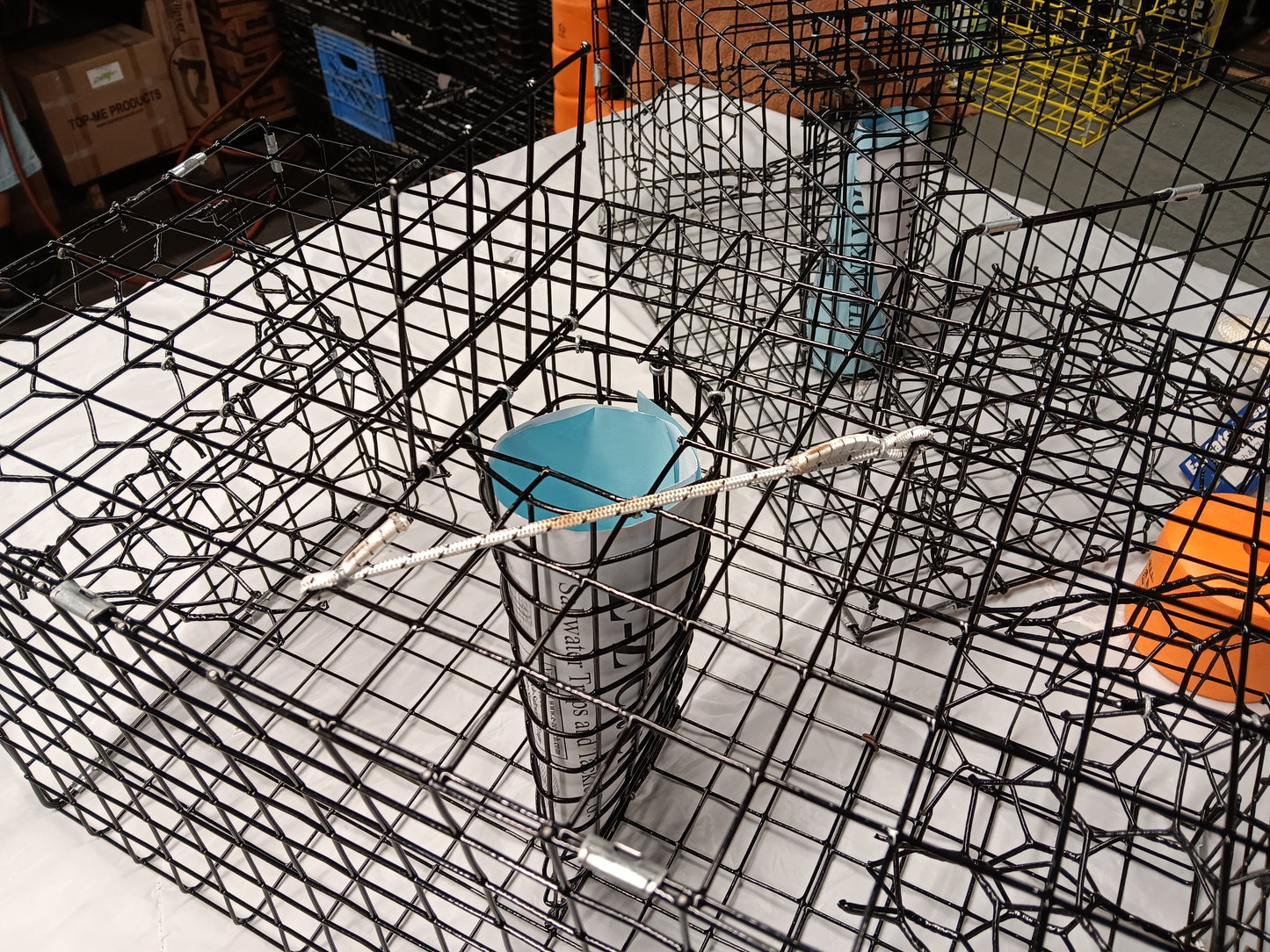 E-Z Catch # P-300-B-Kit ( Two Pack ) Quarter Size Crab Pot ( 24 x 12 x 12 )