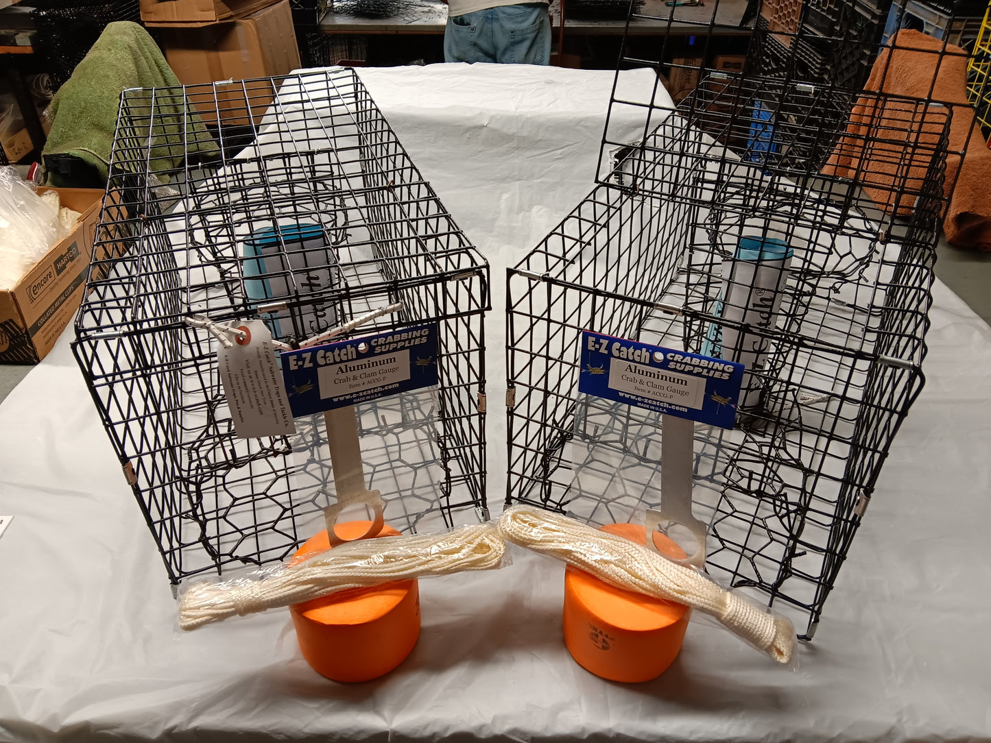 E-Z Catch # P-300-B-Kit ( Two Pack ) Quarter Size Crab Pot ( 24 x 12 x 12 )