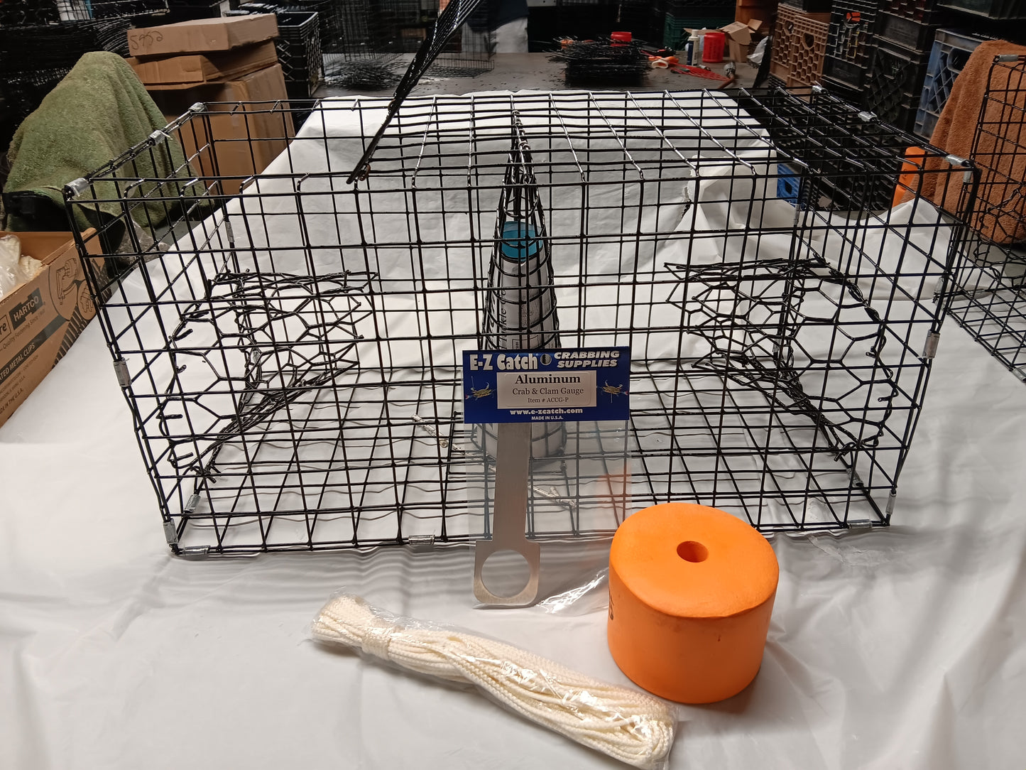 E-Z Catch # P-300-B-Kit ( Two Pack ) Quarter Size Crab Pot ( 24 x 12 x 12 )