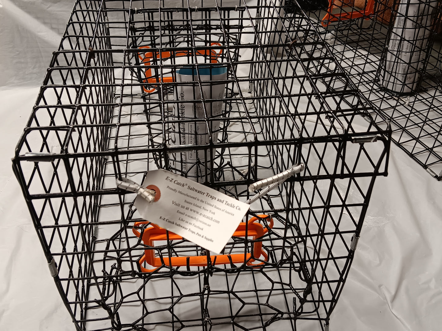 E-Z Catch # P-300-B-Kit-STE ( Two Pack ) Quarter Size Crab Pot ( 24 x 12 x 12 )