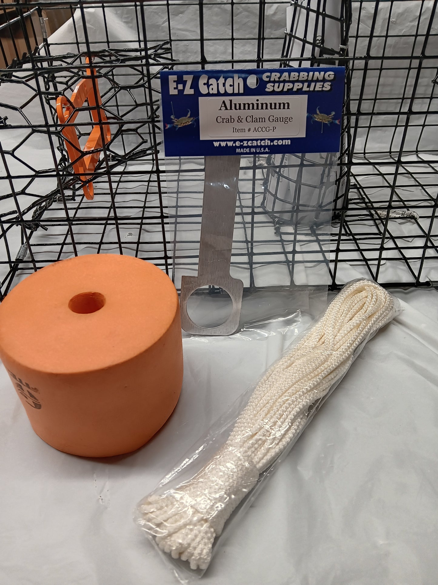 E-Z Catch # P-300-B-Kit-STE ( Two Pack ) Quarter Size Crab Pot ( 24 x 12 x 12 )