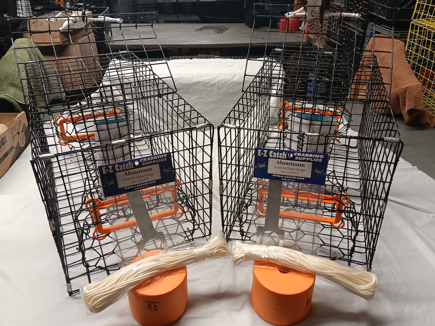 * PICK UP ONLY * E-Z Catch # P-300-B-Kit-LTE ( Two Pack ) Quarter Size Crab Pot ( 24 x 12 x 12 )