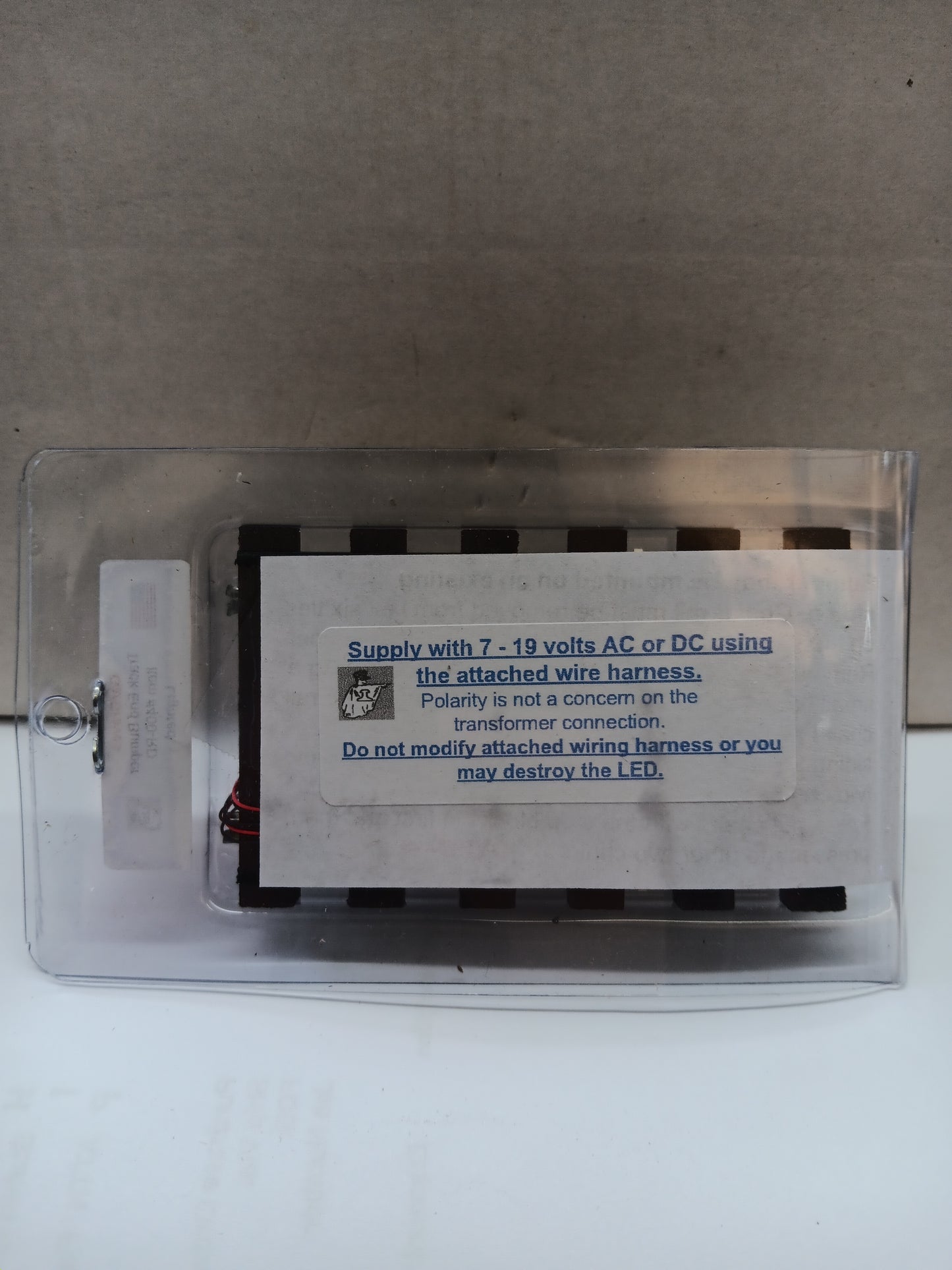 Gar Graves # 400-RD ( O Gauge )  Phantom Tinplate Red Lighted Track Bumper 3 Rail