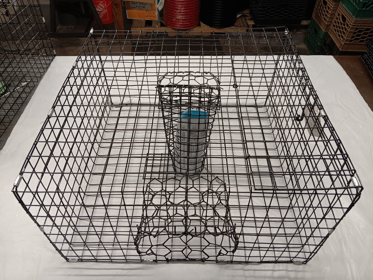 E-Z Catch # P-301-B Half Size Maryland Style Crab Pot ( 24 x 24 x 12 )
