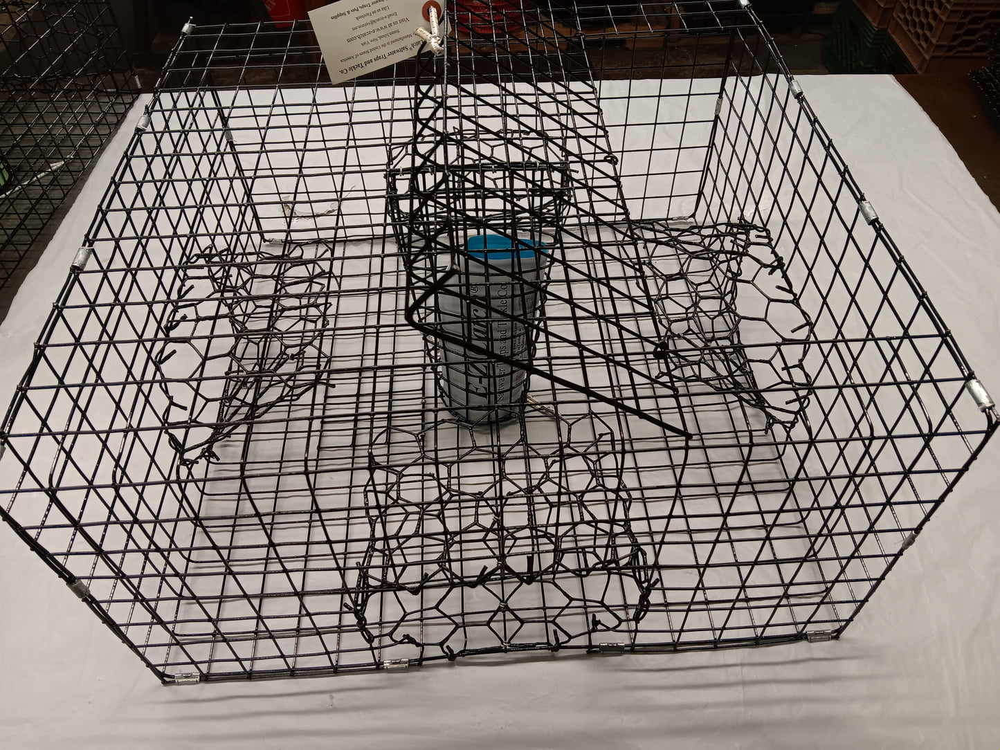 E-Z Catch # P-301-B-4F Half Size Maryland Style Crab Pot ( 24 x 24 x 12 )