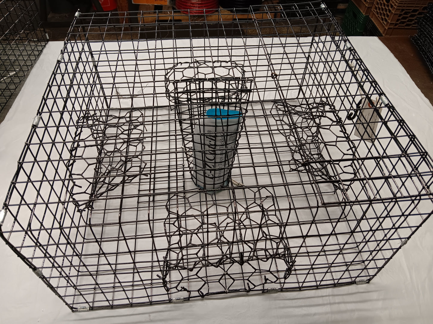 E-Z Catch # P-301-B-4F Half Size Maryland Style Crab Pot ( 24 x 24 x 12 )