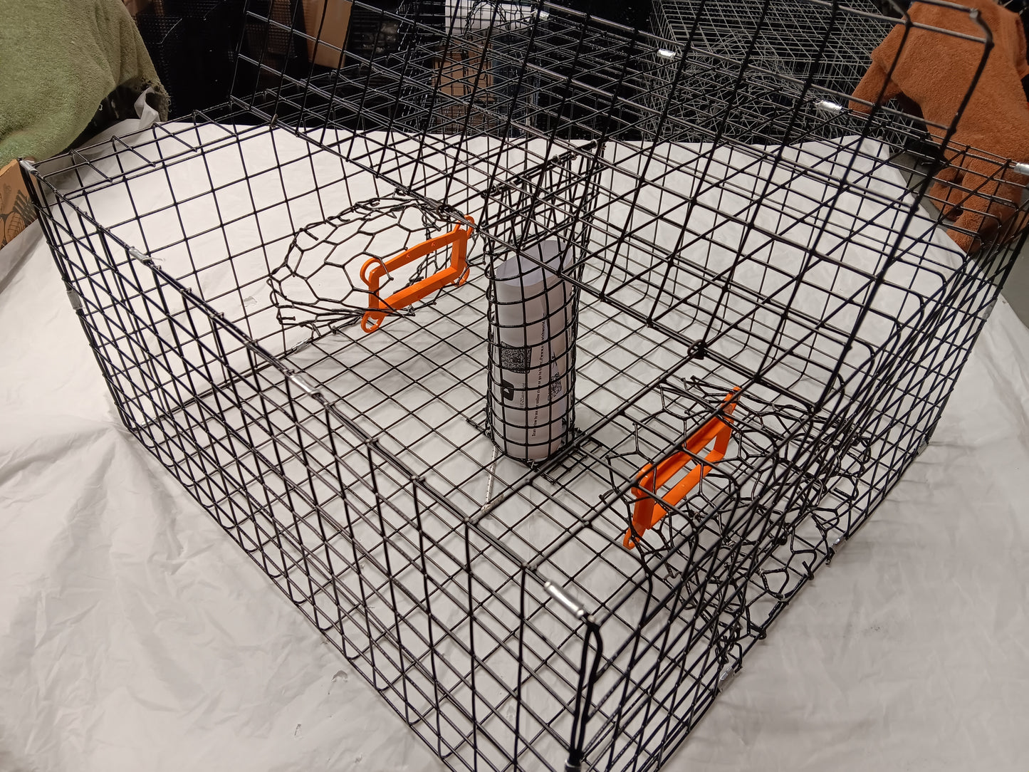 E-Z Catch # P-301-B-STE Half Size Maryland Style Crab Pot ( 24 x 24 x 12 )