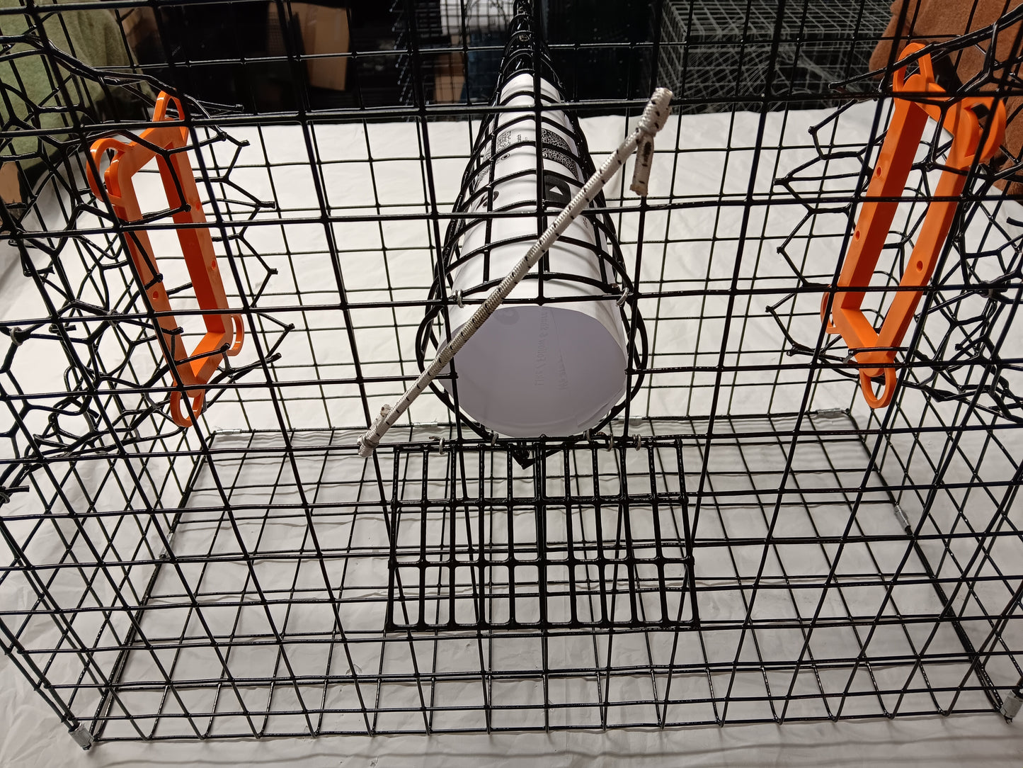 E-Z Catch # P-301-B-STE Half Size Maryland Style Crab Pot ( 24 x 24 x 12 )