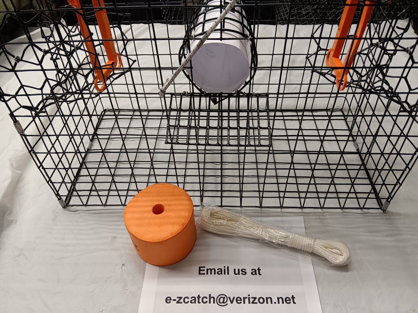 E-Z Catch # P-301-B-KIT-STE Half Size Maryland Style Crab Pot ( 24 x 24 x 12 )
