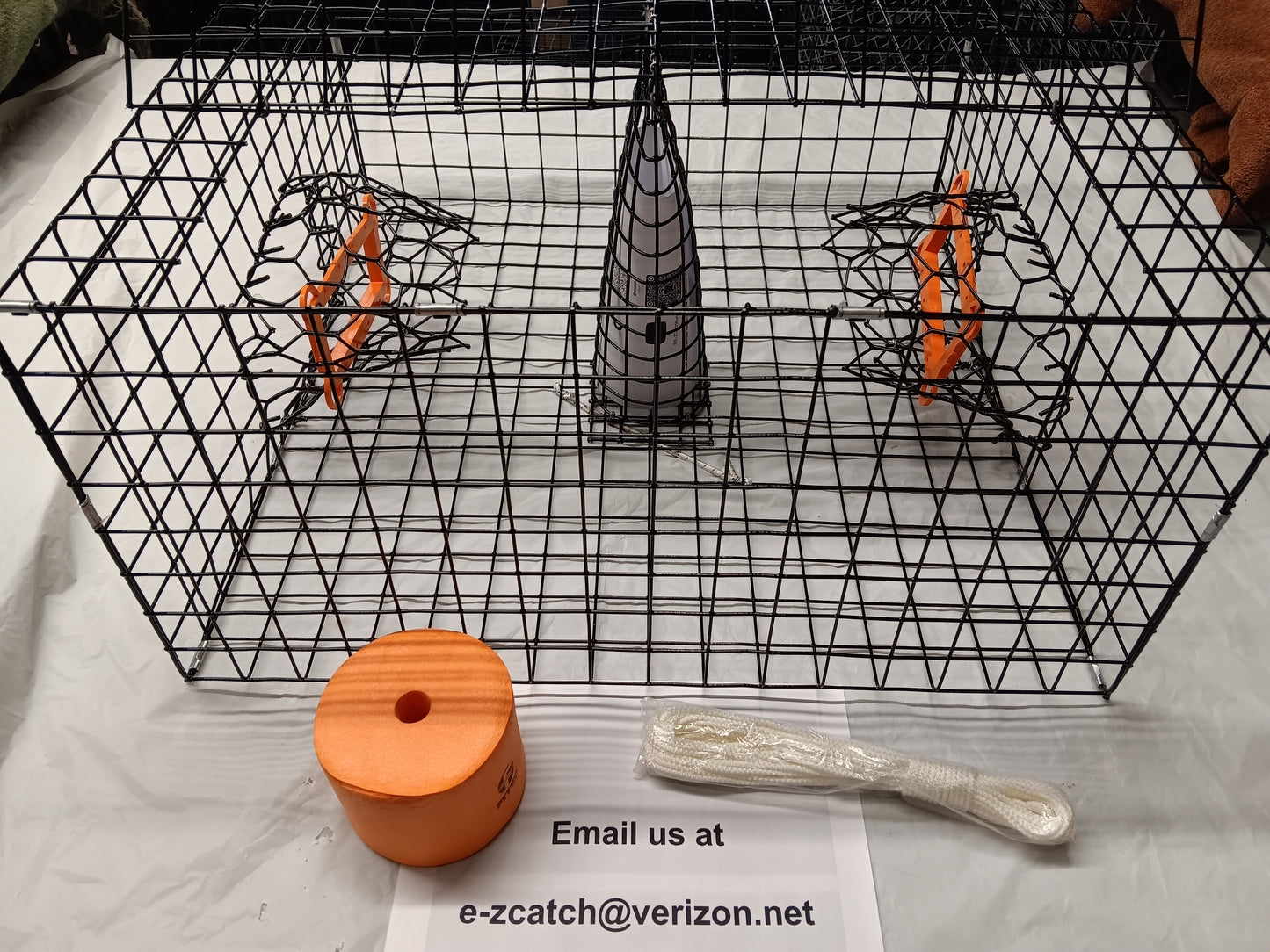 E-Z Catch # P-301-B-KIT-LTE Half Size Maryland Style Crab Pot ( 24 x 24 x 12 )