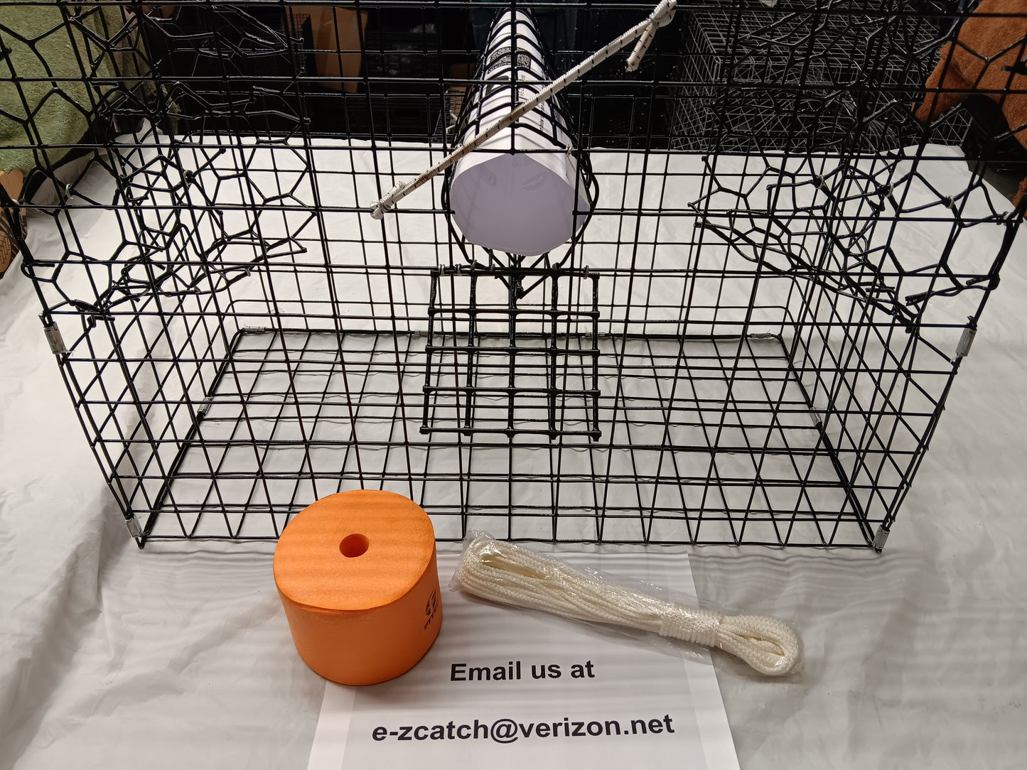 E-Z Catch # P-301-B-KIT Half Size Maryland Style Crab Pot ( 24 x 24 x 12 )