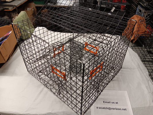 * PICK UP ONLY * E-Z Catch # P-302-STE Full Size Maryland Style Crab Pots ( 24 x 24 x 18 )