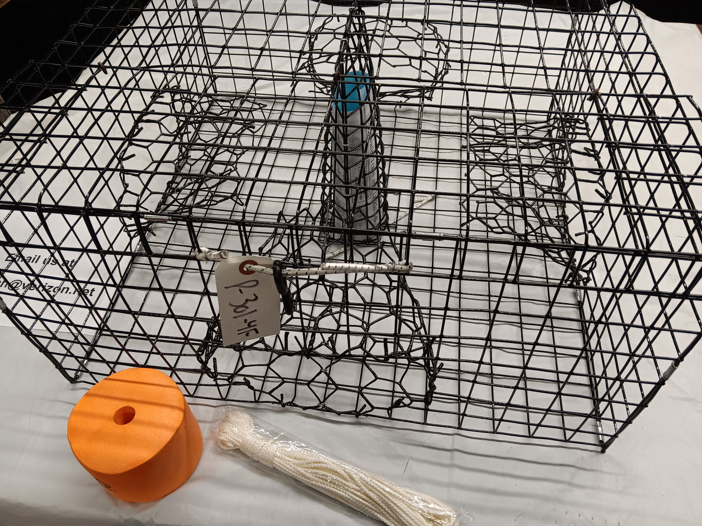 E-Z Catch # P-301-B-4F-KIT Half Size Maryland Style Crab Pot ( 24 x 24 x 12 )