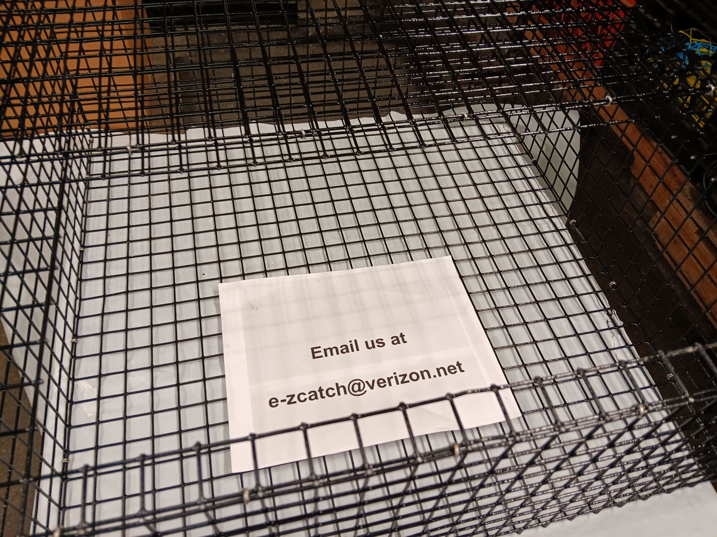 E-Z Catch # P-5000 Holding Cage ( PICK UP ONLY ) 24 X 24 X 10 ( 1 X 1 MESH )