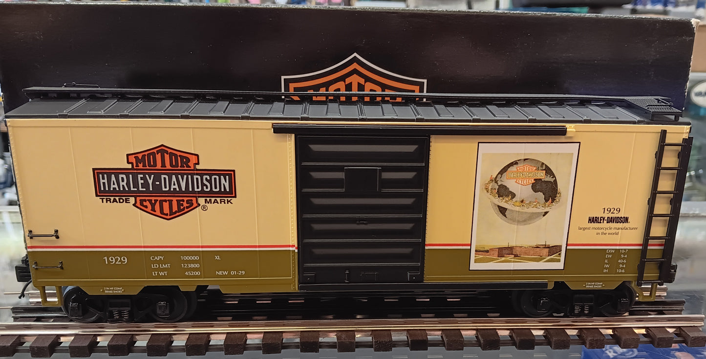 MTH # 20-93215 Harley-Davidson 40' Box Car