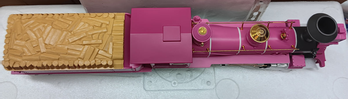 E-Z Catch Custom Run MTH Railking 4-6-0 Cancer Awareness Ten Wheeler Steam Engine & Tender # 30-1919-1