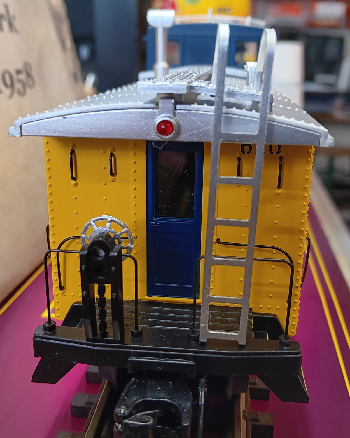 E-Z CATCH EXCLUSIVE Staten Island Rapid Transit Offset Steel Caboose MTH Premier # 20‑91911