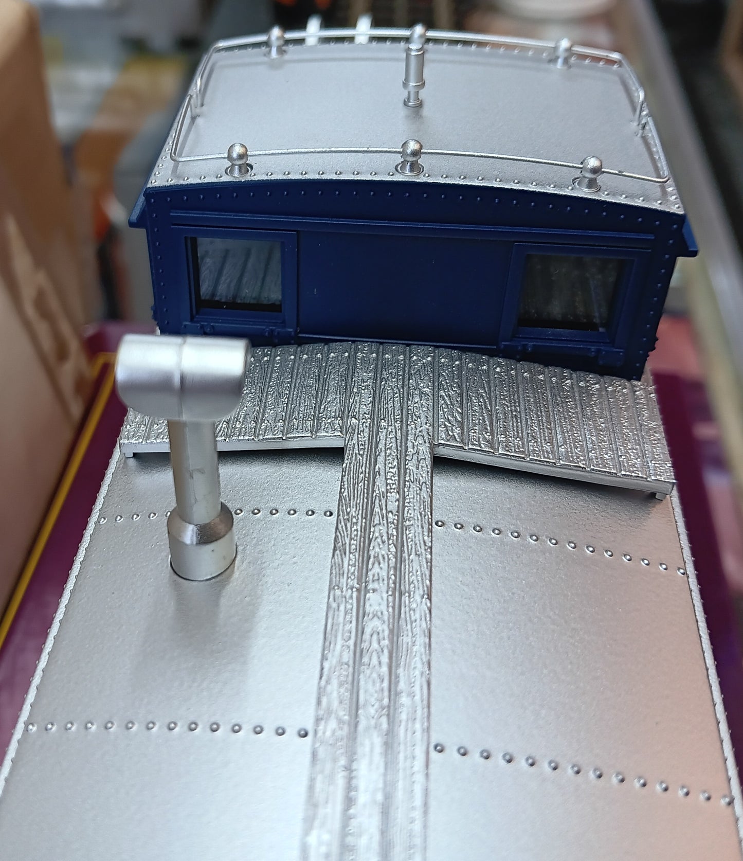 E-Z CATCH EXCLUSIVE Staten Island Rapid Transit Offset Steel Caboose MTH Premier # 20‑91911