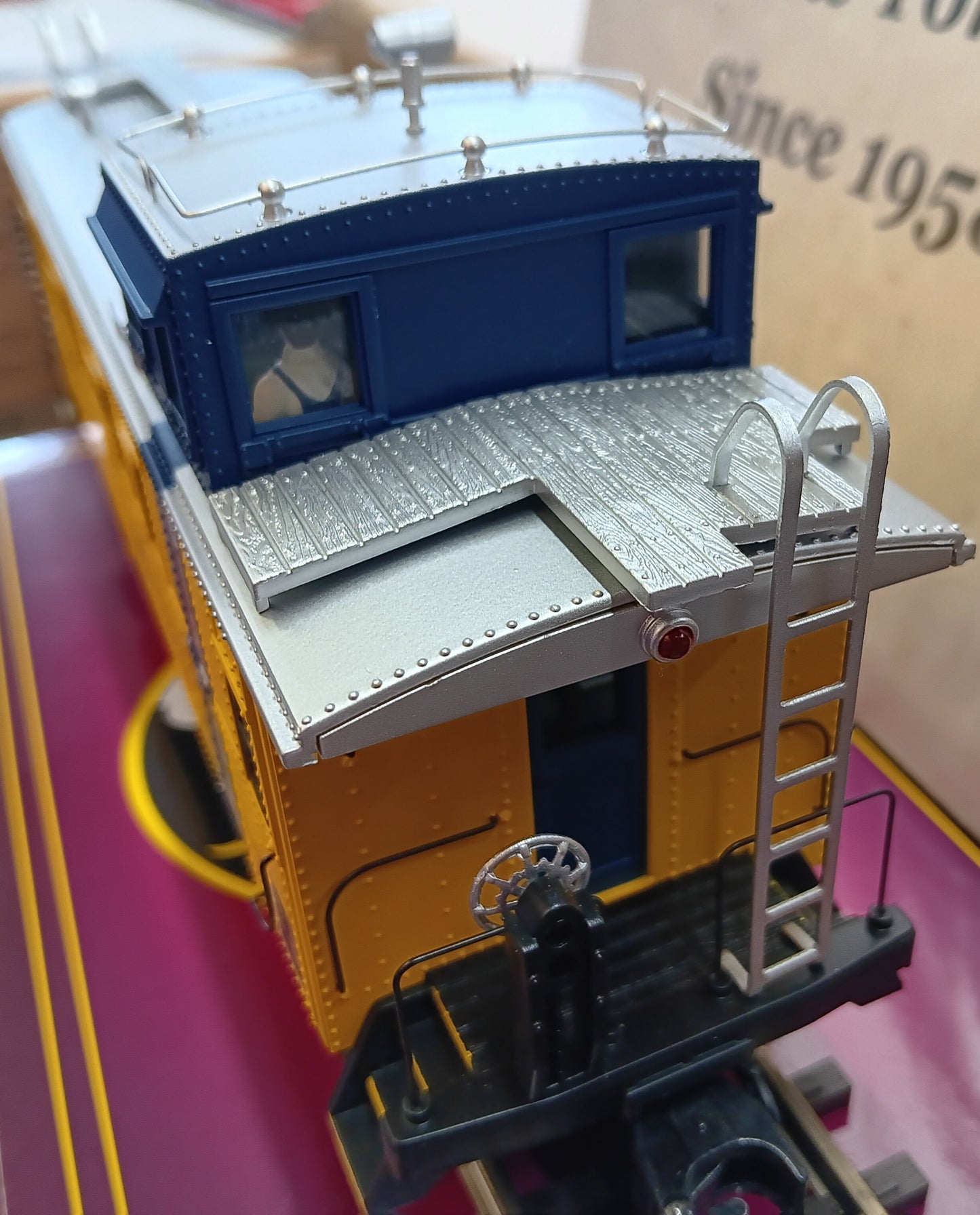 E-Z CATCH EXCLUSIVE Staten Island Rapid Transit Offset Steel Caboose MTH Premier # 20‑91911