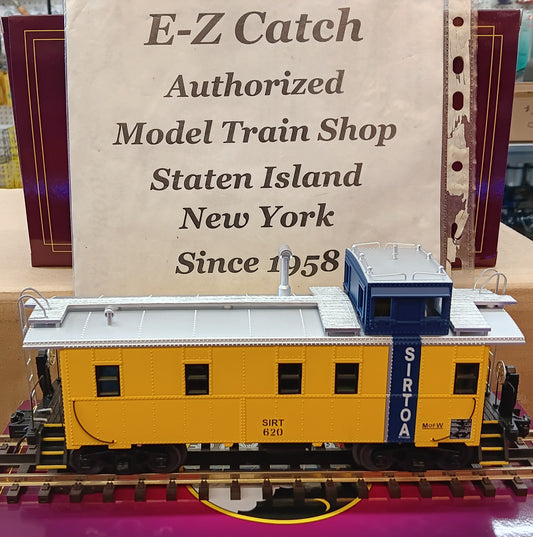 E-Z CATCH EXCLUSIVE Staten Island Rapid Transit Offset Steel Caboose MTH Premier # 20‑91911