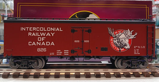 MTH Premier # 20-94788 CTTA Custom Intercolonial Railway of Canada 36' Woodsided Reefer Car Rd 826