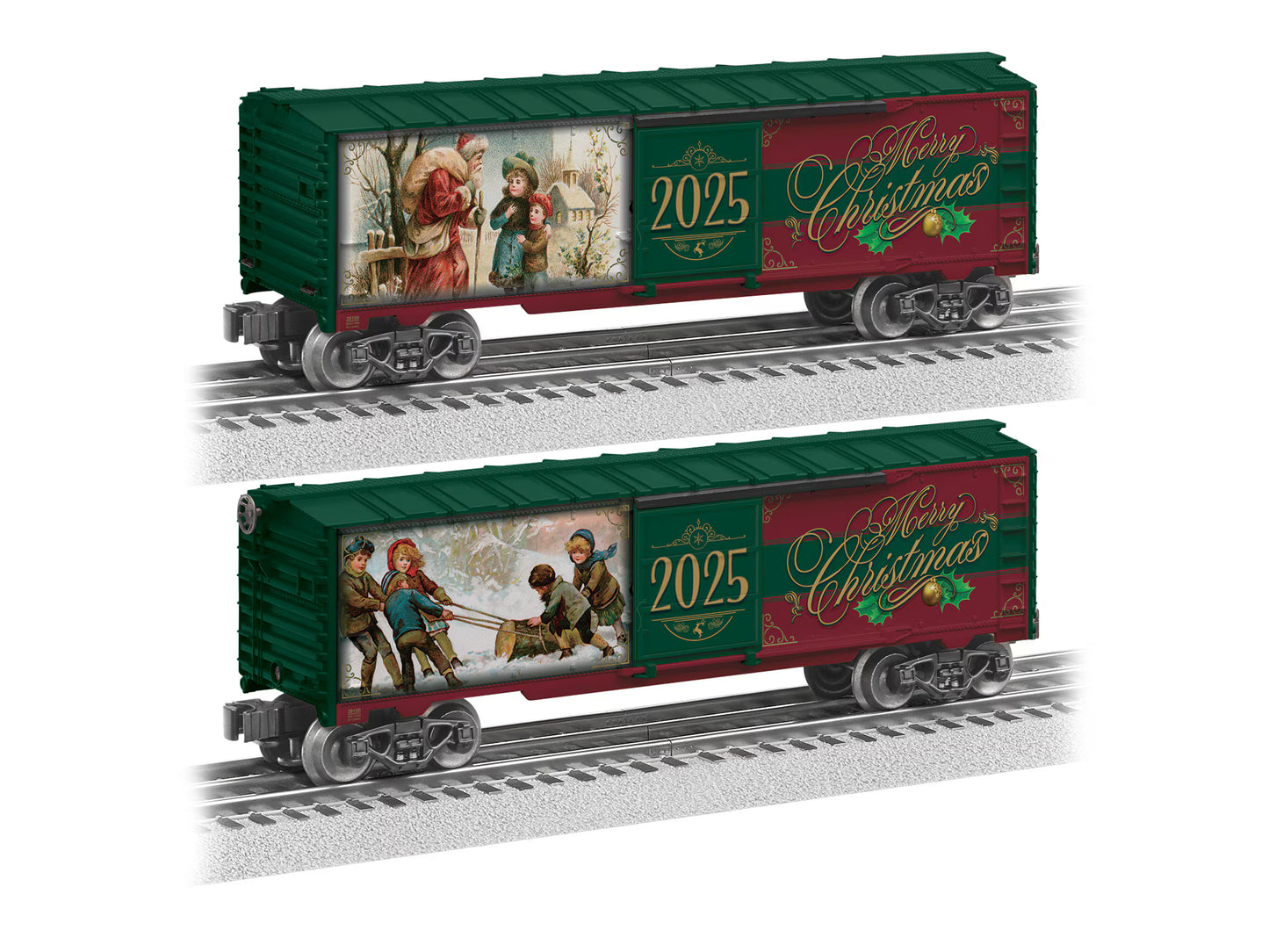 In Stock Lionel 2025 Annual Christmas O Gauge Box Car # 2528100