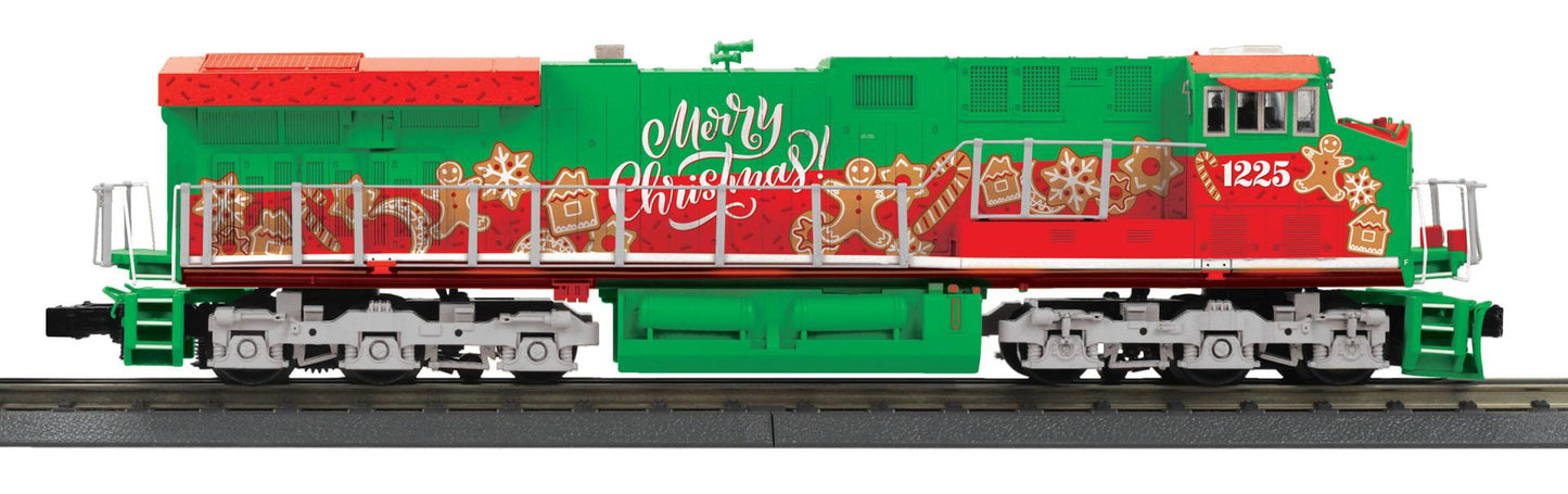 MTH RailKing O Gauge # 30-21313-1 Christmas ES44AC Imperial Diesel Engine With Proto-Sound 3.0
