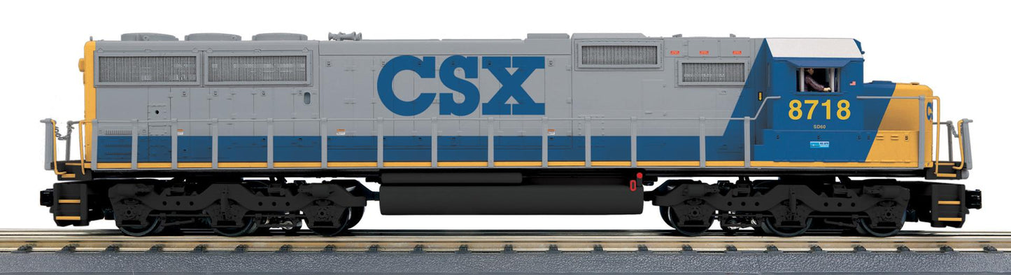MTH RailKing # 30-21337-1 O Scale RailKing CSX SD60 Diesel Engine With Proto-Sound 3.0